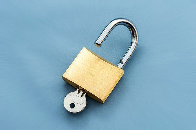 An open padlock — Coast & Hinterland Mobile Locksmiths In Noosaville, QLD