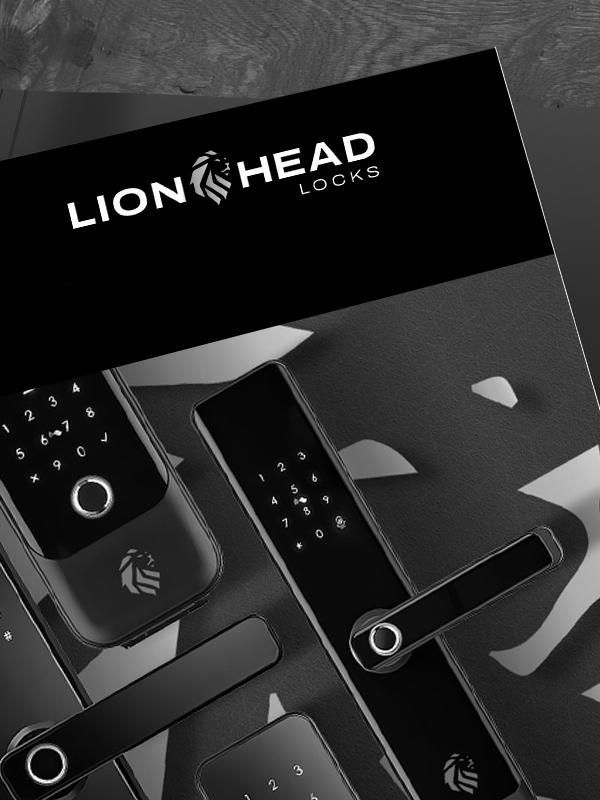 A Black and White Photo of Lion Head Locks — Coast & Hinterland Mobile Locksmiths In Noosaville, QLD
