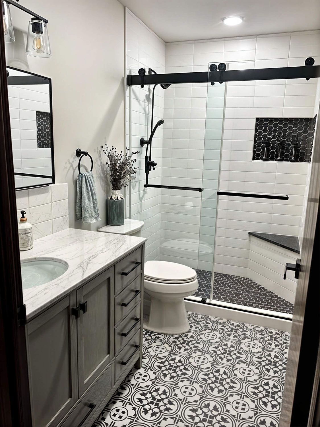 Minimal design of a bathroom