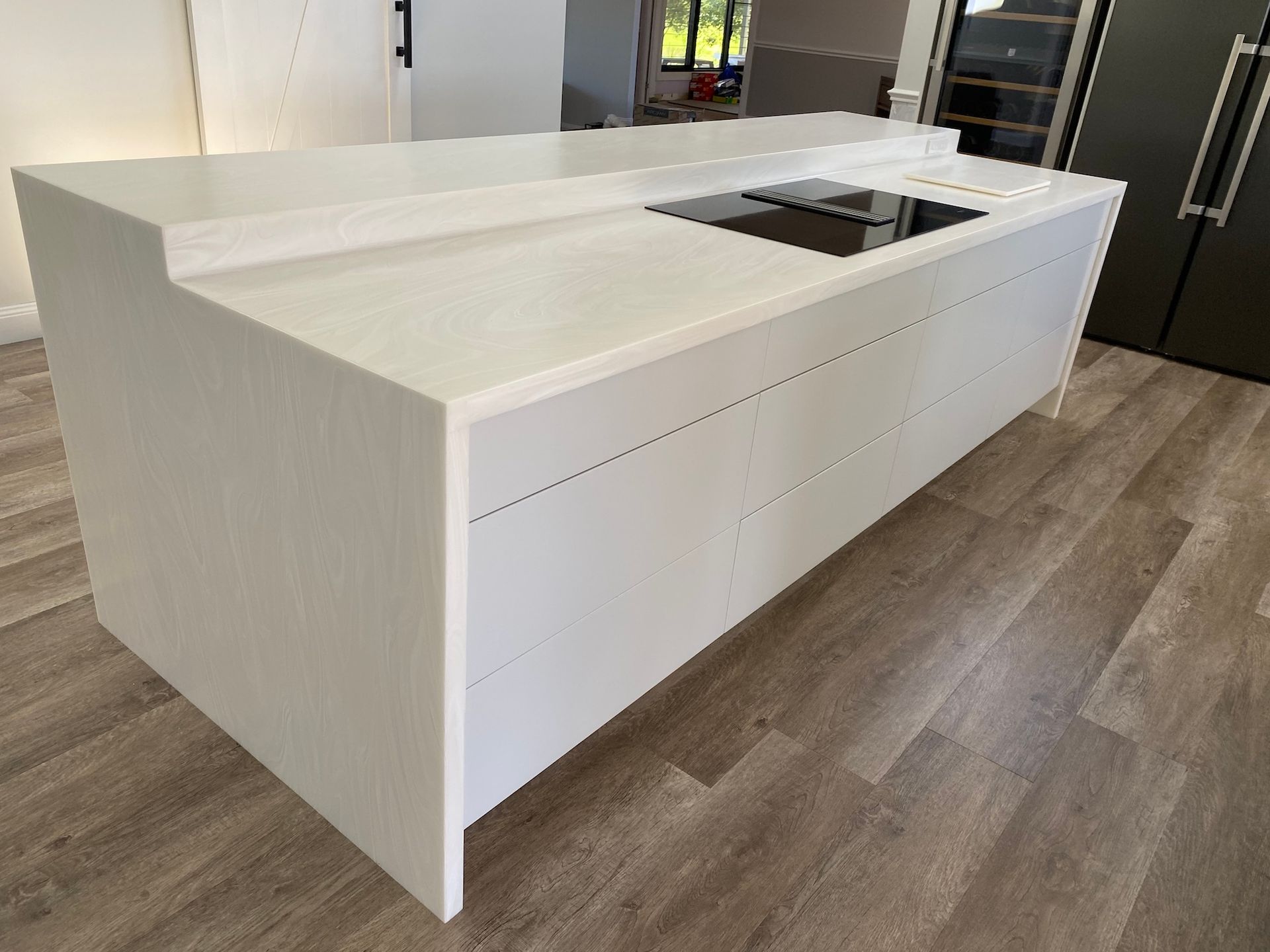 Custom Made Kitchen Island — Kitchen Builders in Goonellabah, NSW