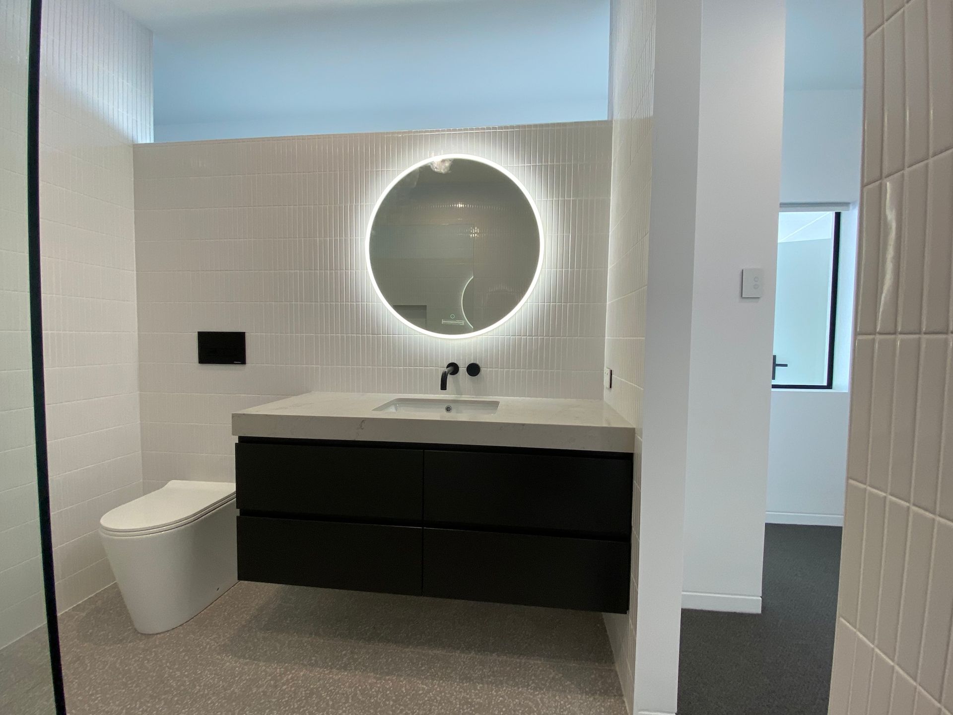 Elegant Bathroom Vanity — Kitchen Builders in Goonellabah, NSW