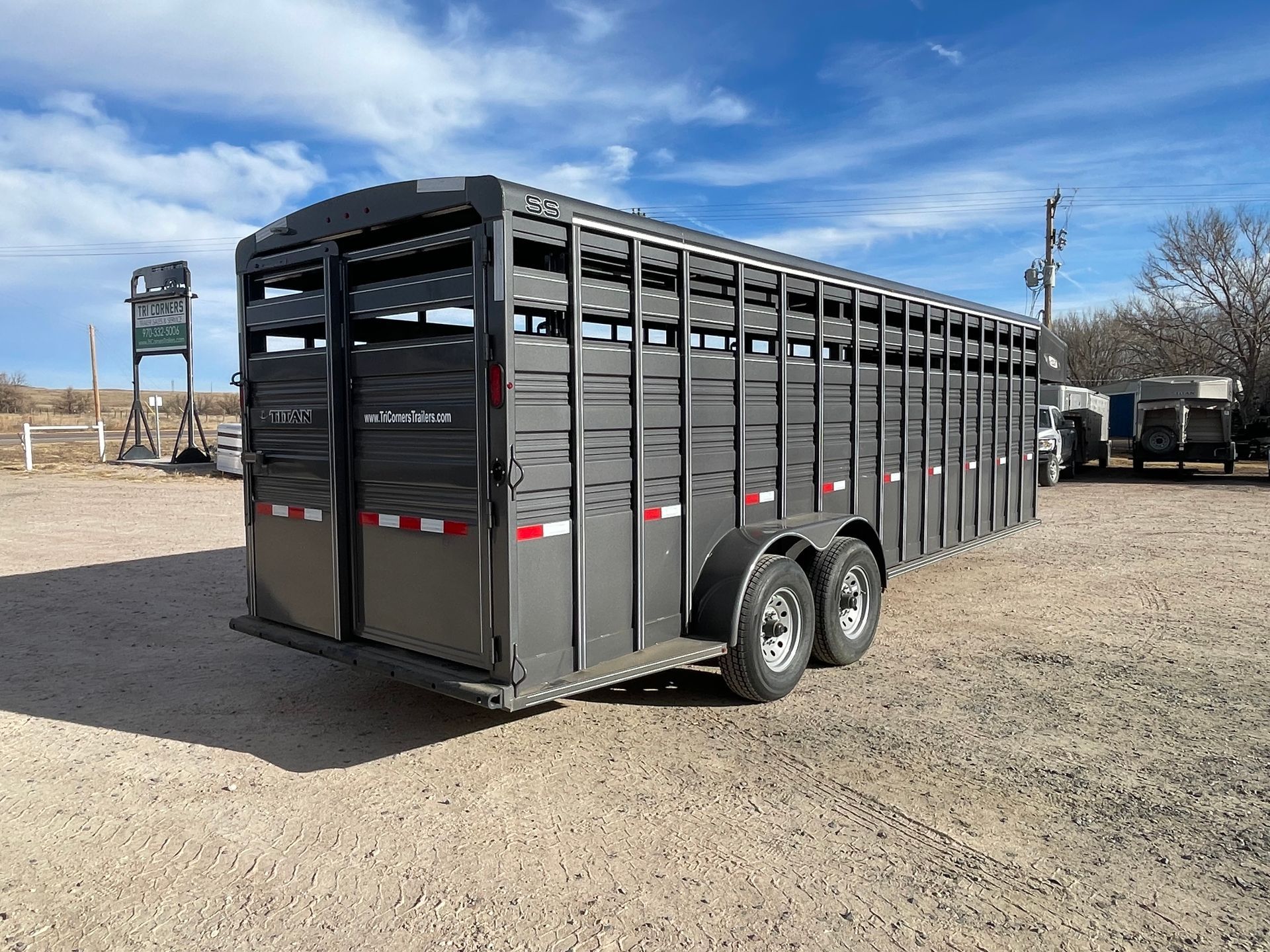 2025 Titan 6'8x24 "Standard" Livestock Trailer