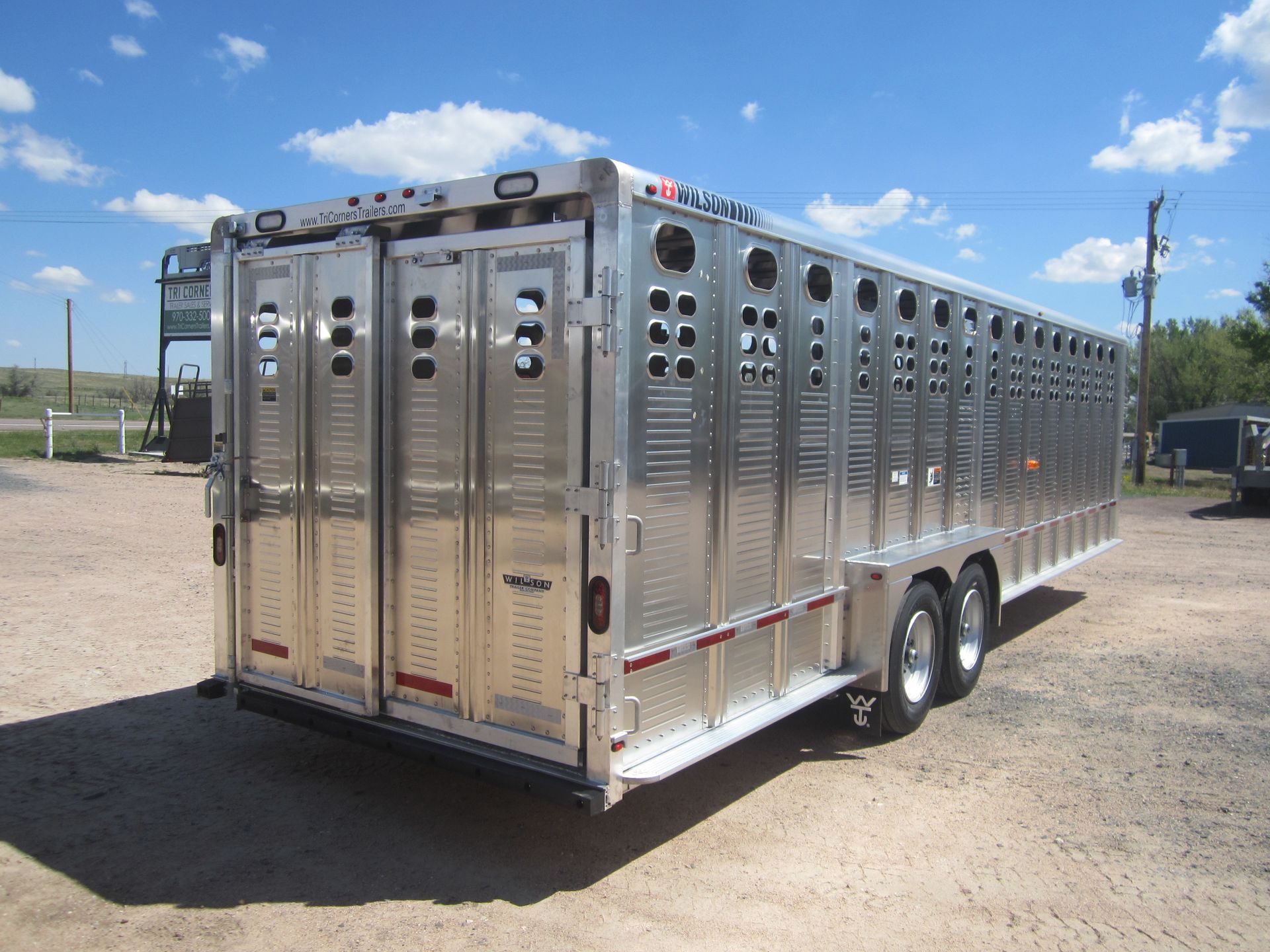 2026 Wilson 7x28 "Ranch Hand" Livestock Trailer