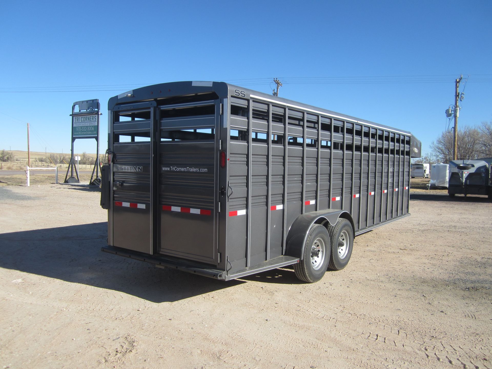 2025 Titan 6'8x24 "Standard" Livestock Trailer