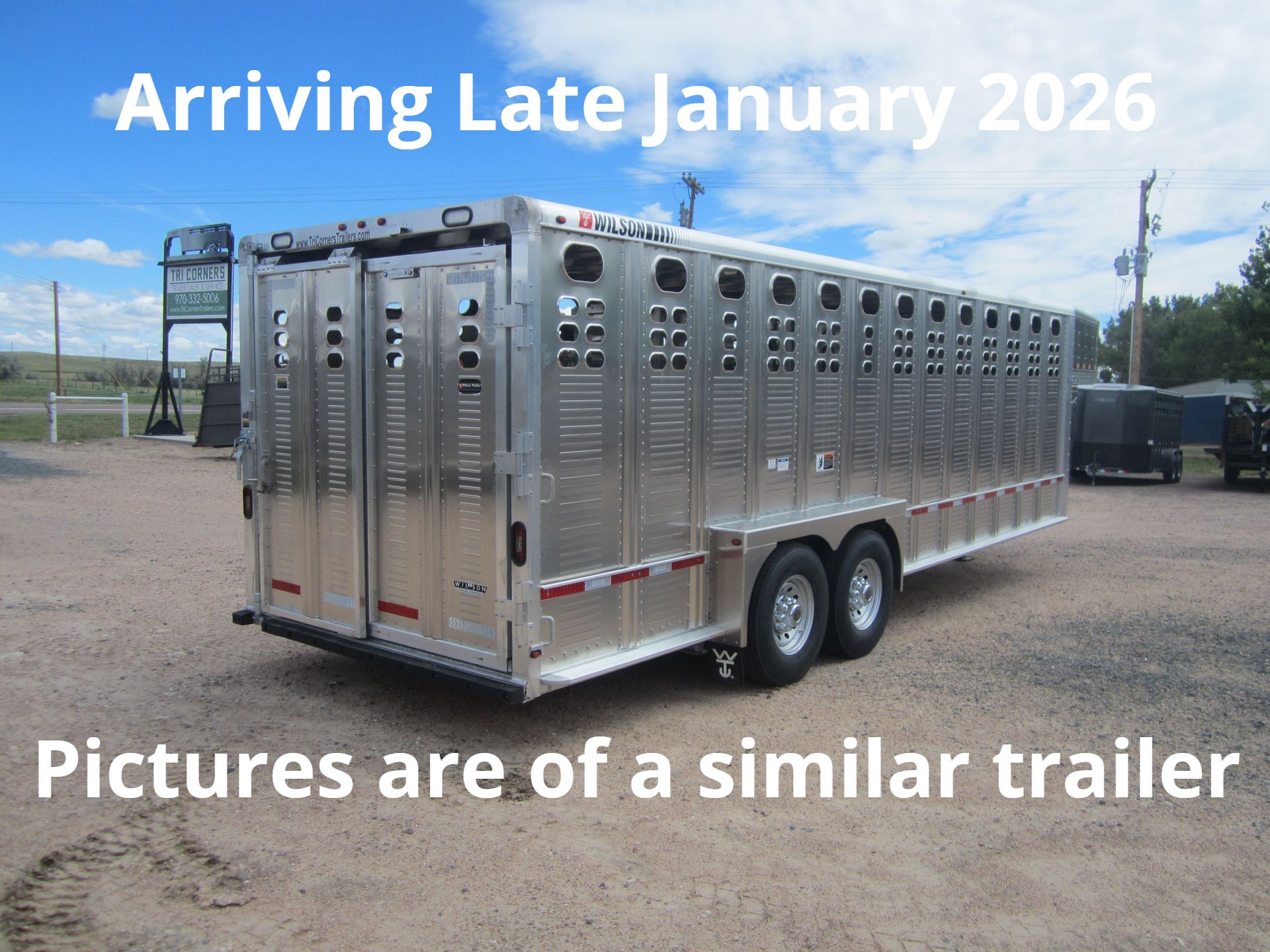 2026 Wilson 7x24 "Ranch Hand" Livestock Trailer