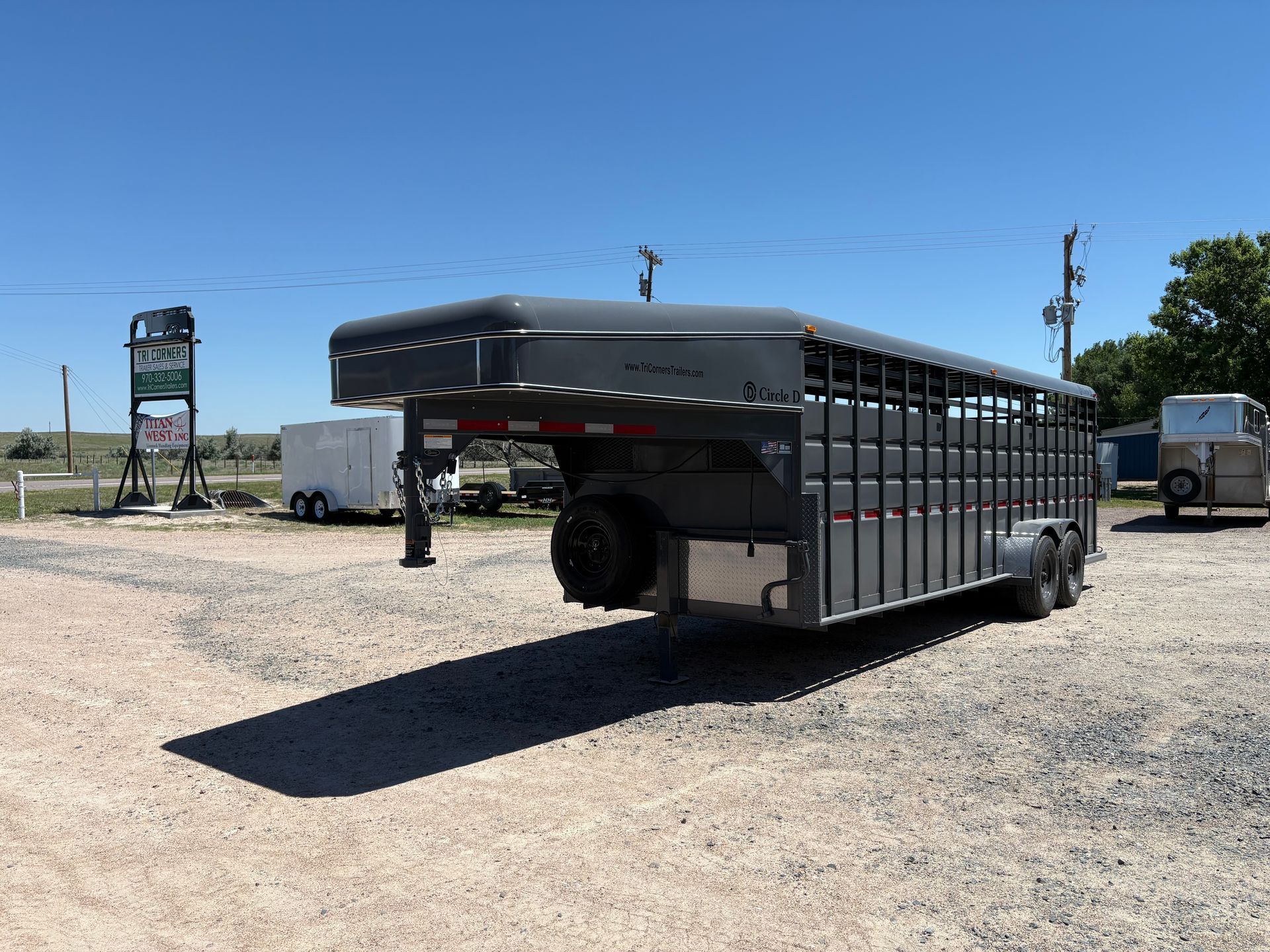 2026 Circle D 24' Livestock Trailer