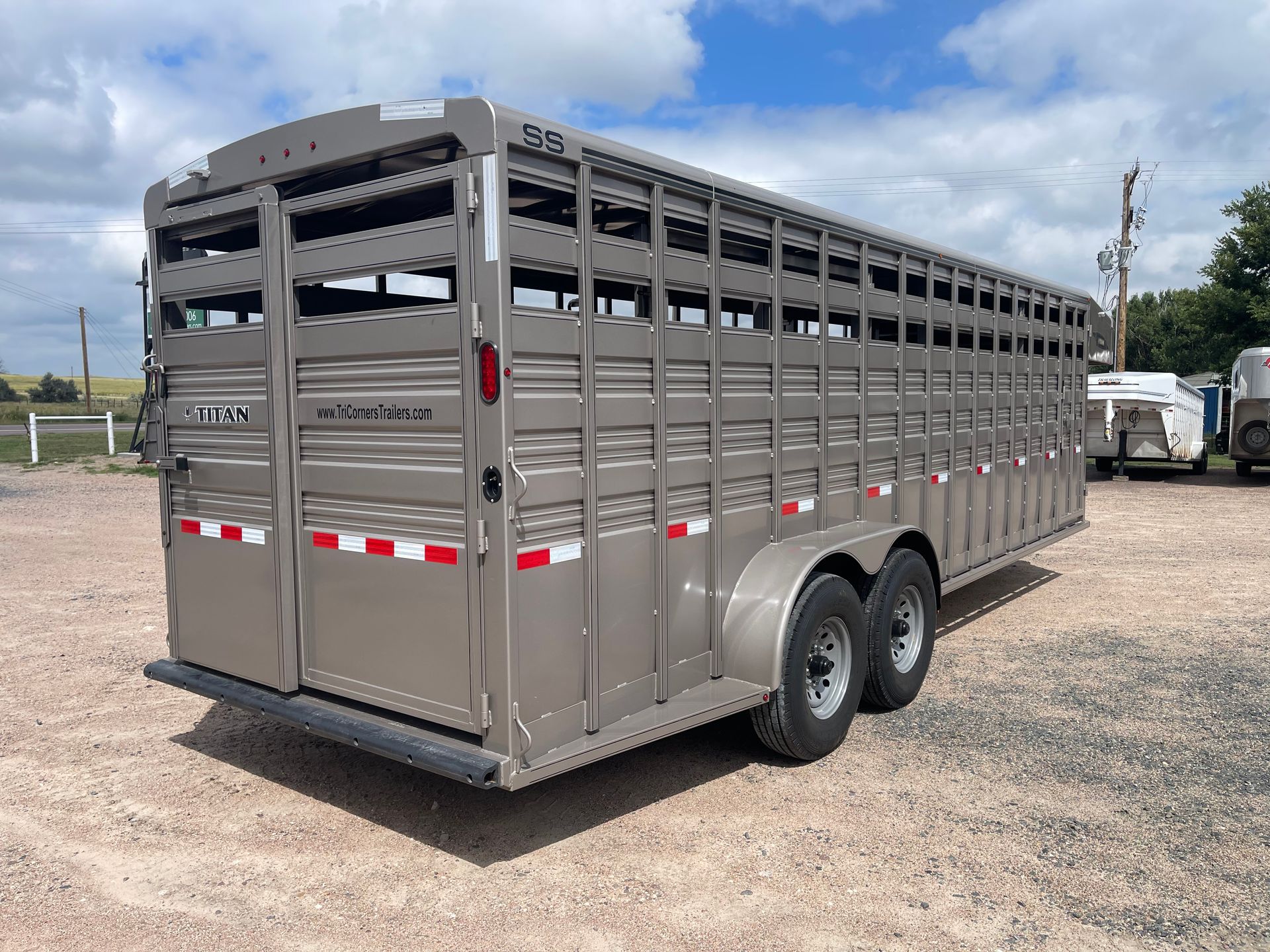 2025 Titan 6'8x24 "Standard" Livestock Trailer