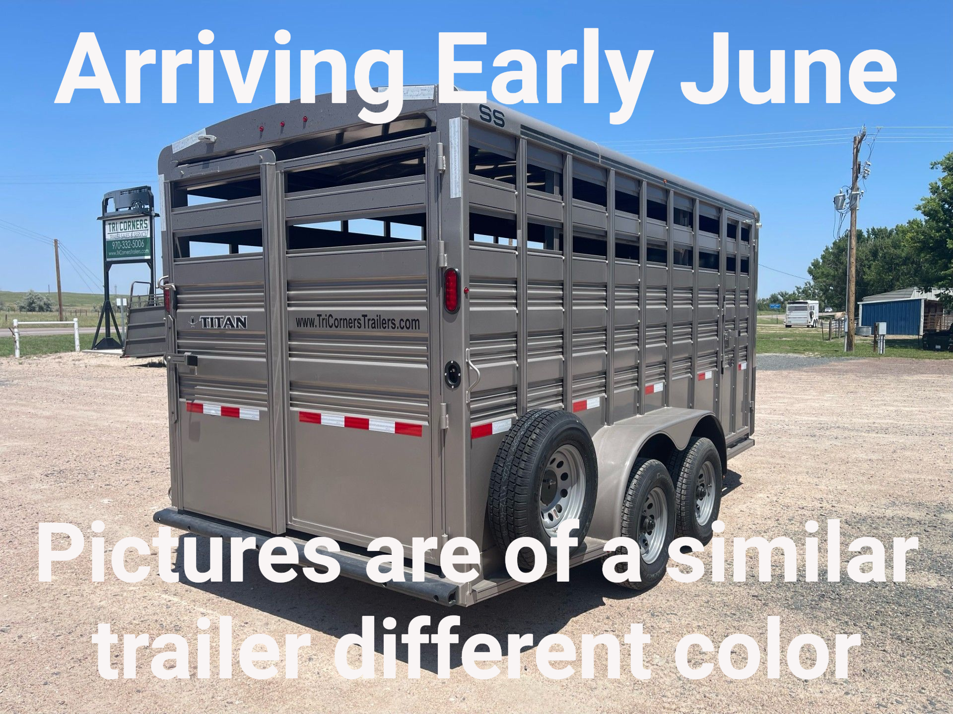 2026 Titan 16' "Standard" BH Livestock Trailer