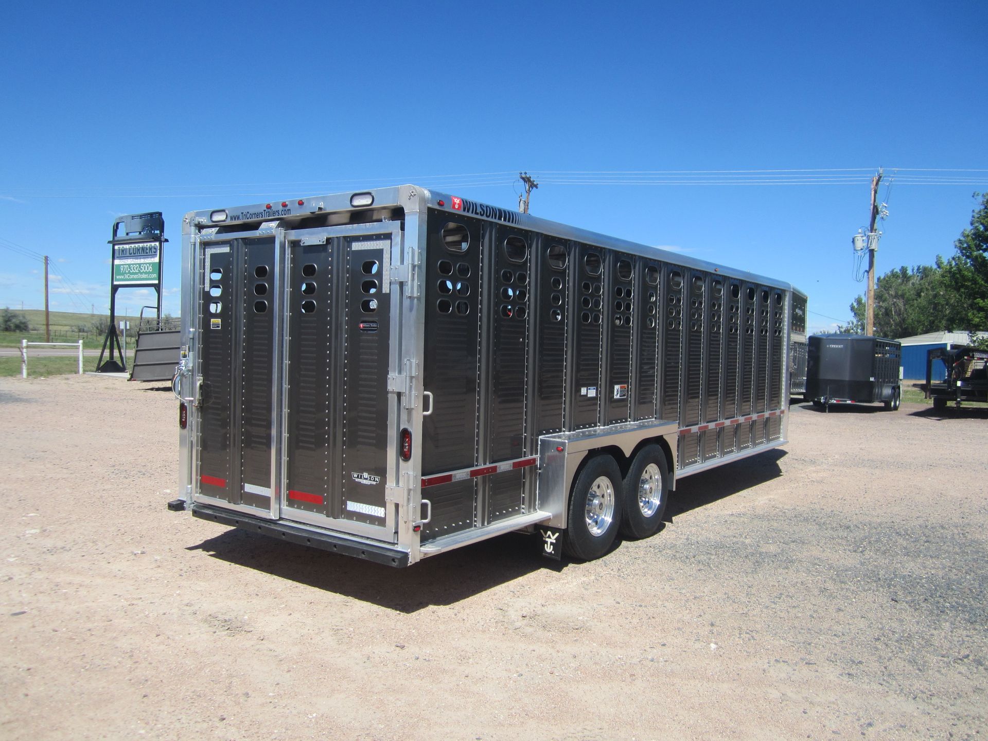 2026 Wilson 7x24 "Ranch Hand" Livestock Trailer
