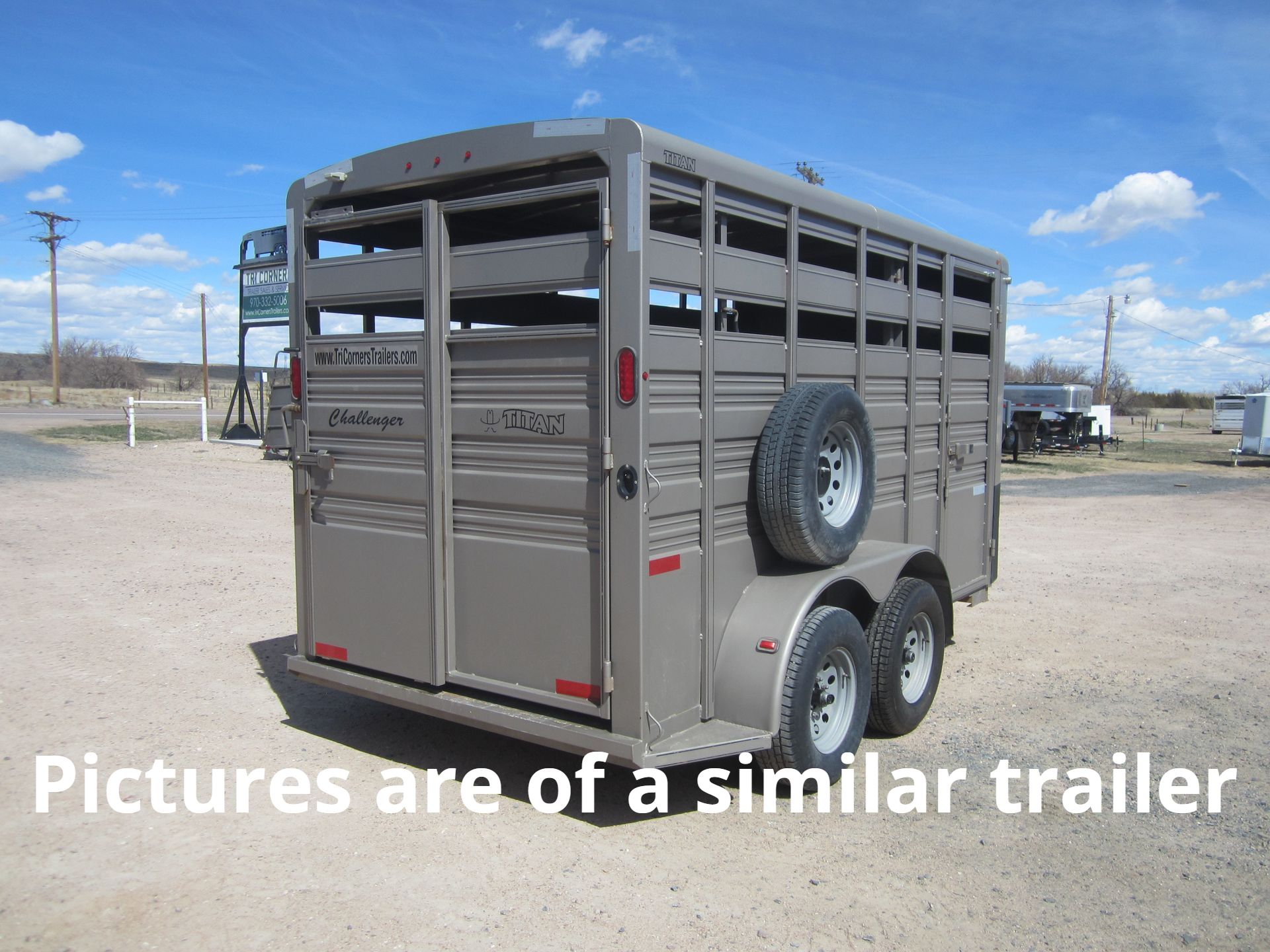 2025 Titan 6x14 BH "Challenger" Livestock Trailer
