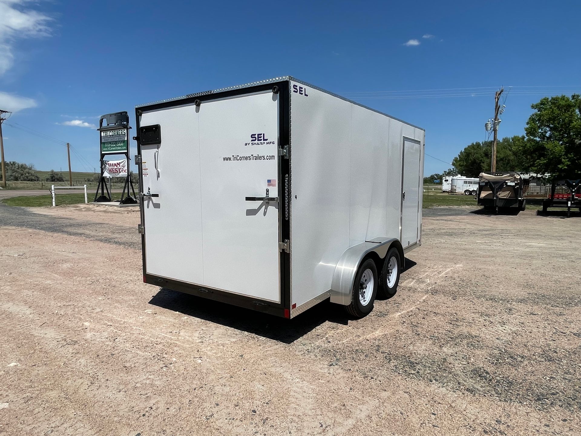 2026 Sharp 7x14 "SEL" BH V-Nose Cargo Trailer