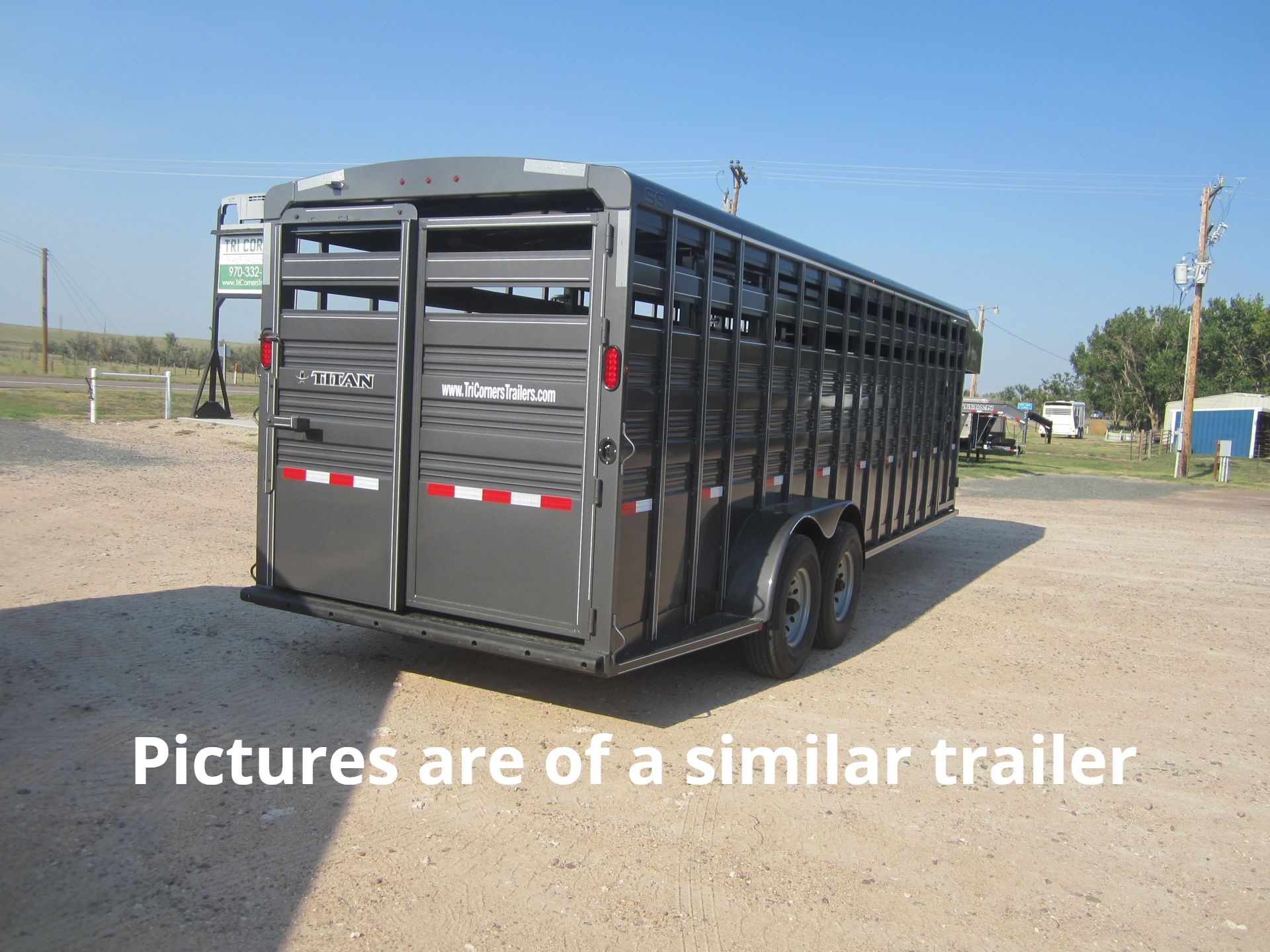 2025 Titan 6'8x24 "Standard" Livestock Trailer