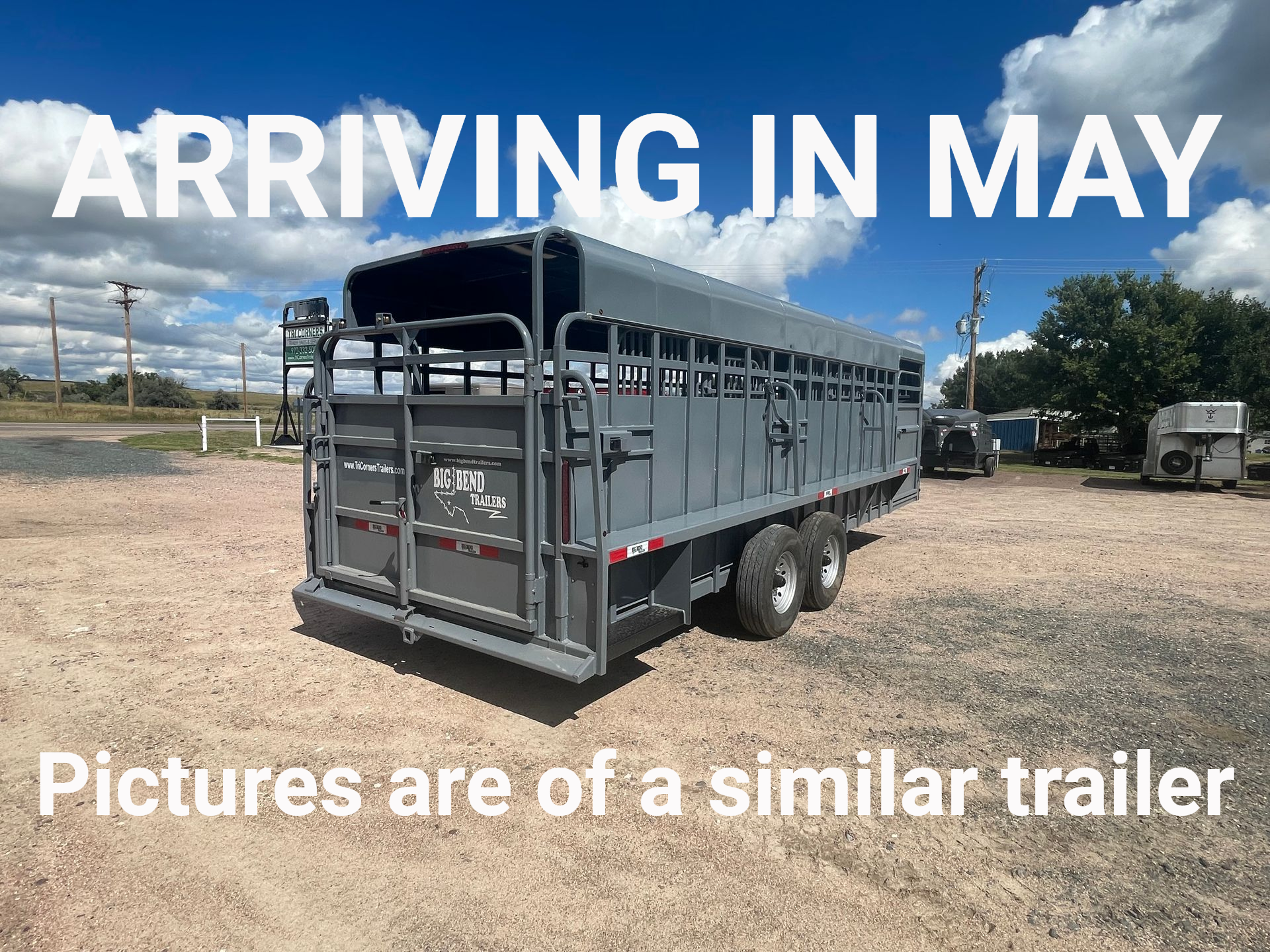 2026 Big Bend 24' Full Top Livestock Trailer