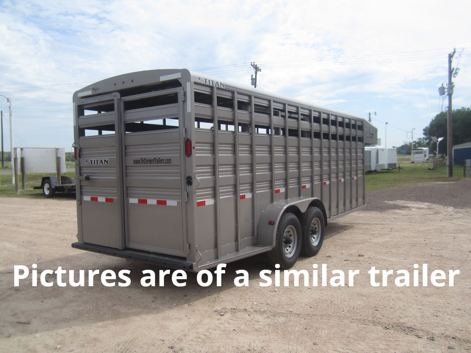 2025 Titan 6'8x20 "Standard" Livestock Trailer