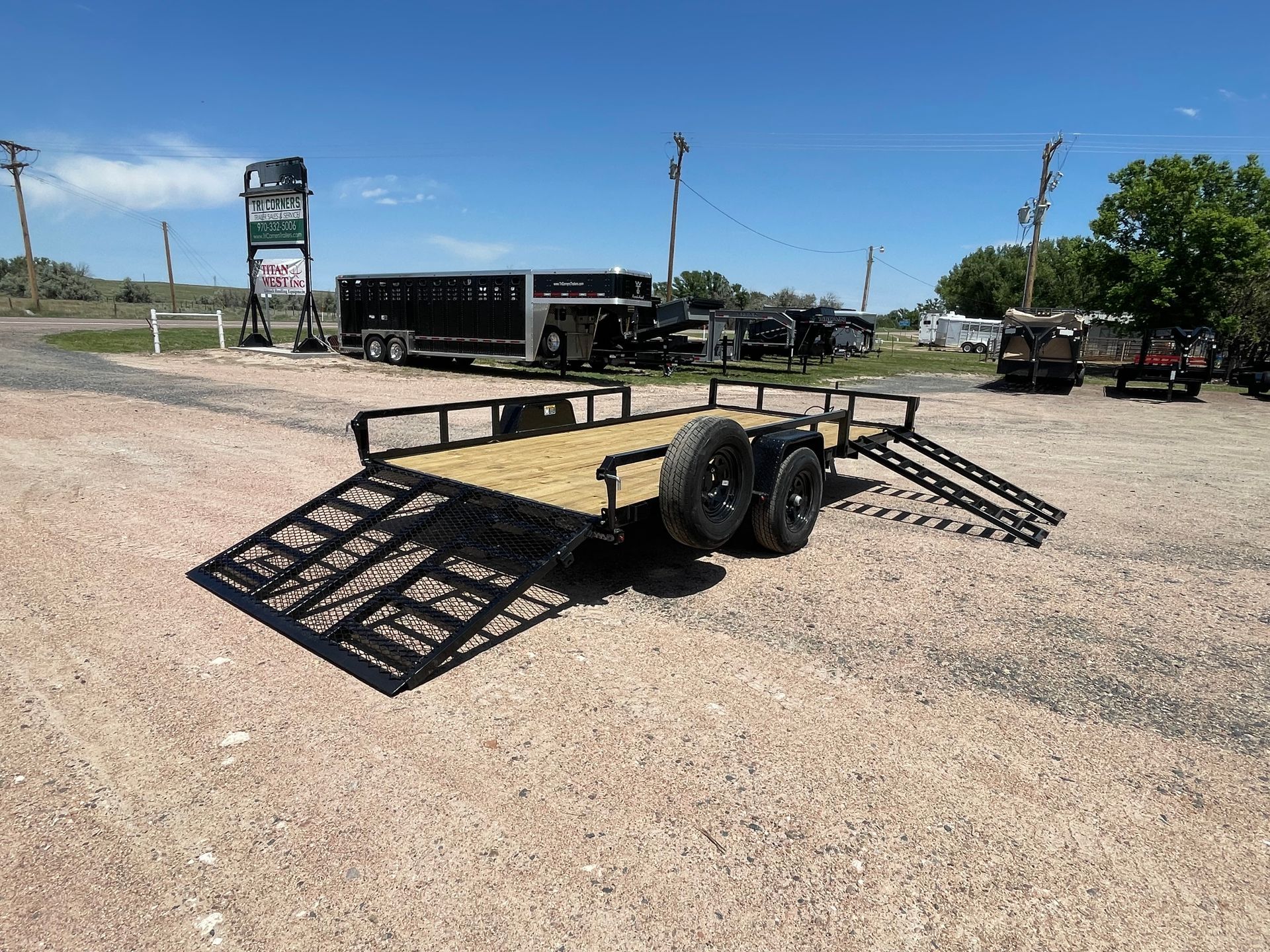 2026 H&H 82x14 Heavy ATV Trailer