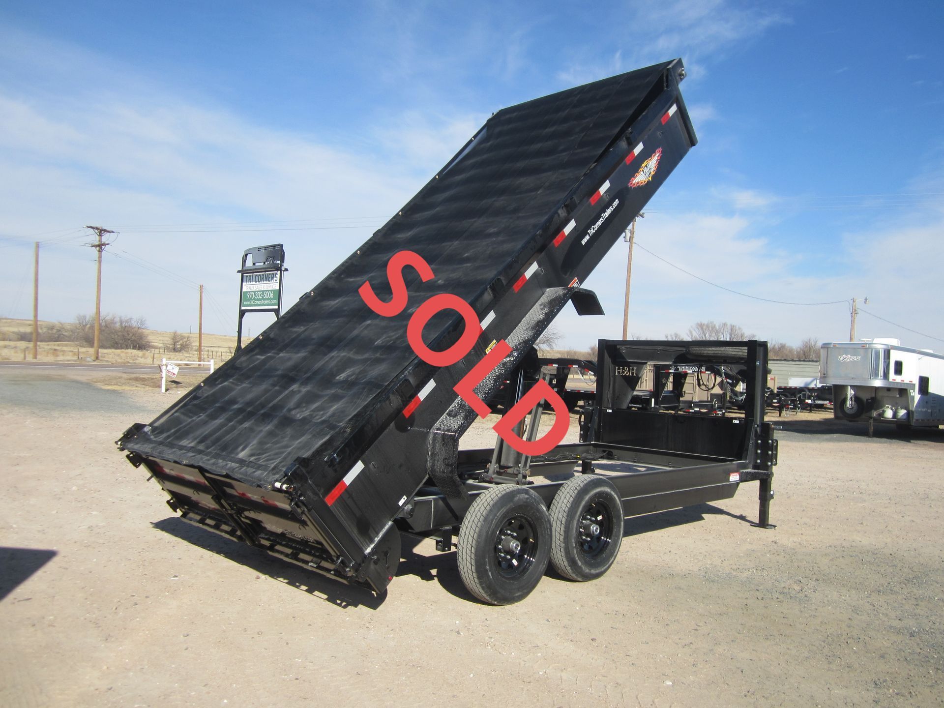 2025 H&H 83x16 GN Dump Trailer