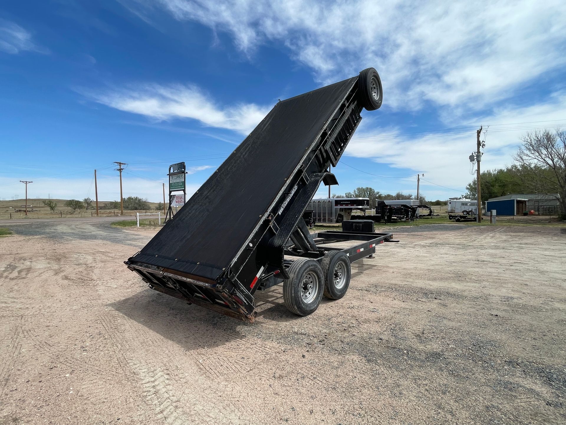 2017 Titan 6'8x16 BH Dump Trailer