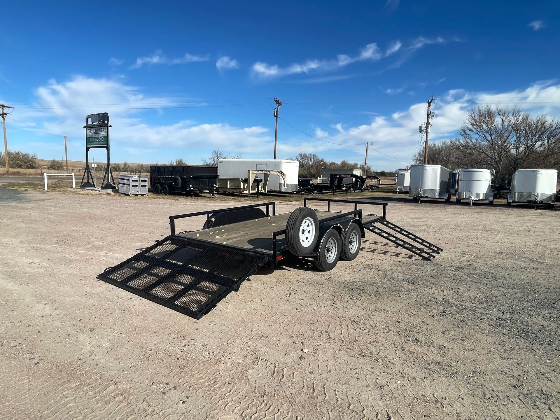 2019 Diamond C 83x14 Tandem Axle ATV Trailer