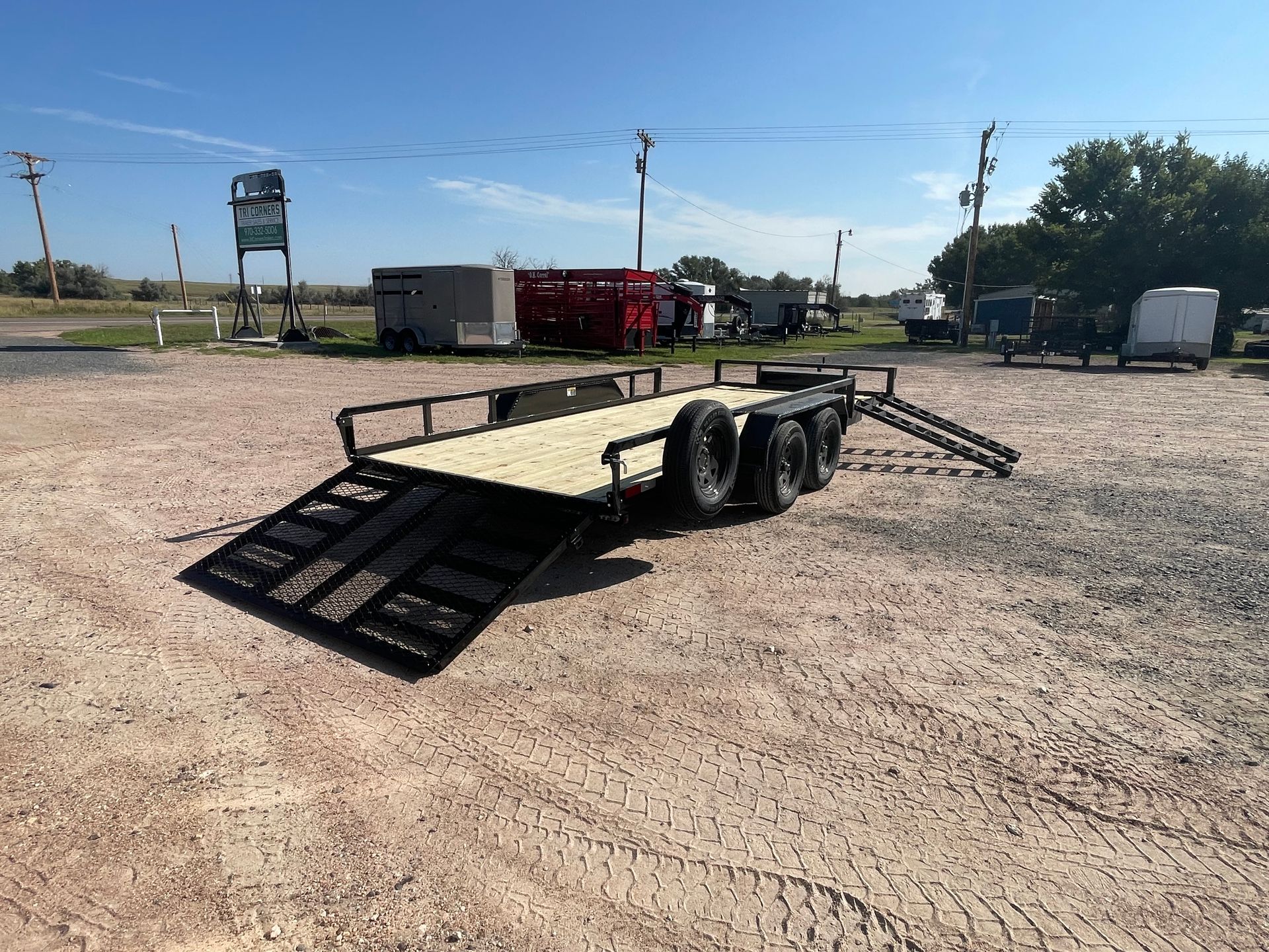 2026 H&H 82x18 ATV Tandem Axle Trailer