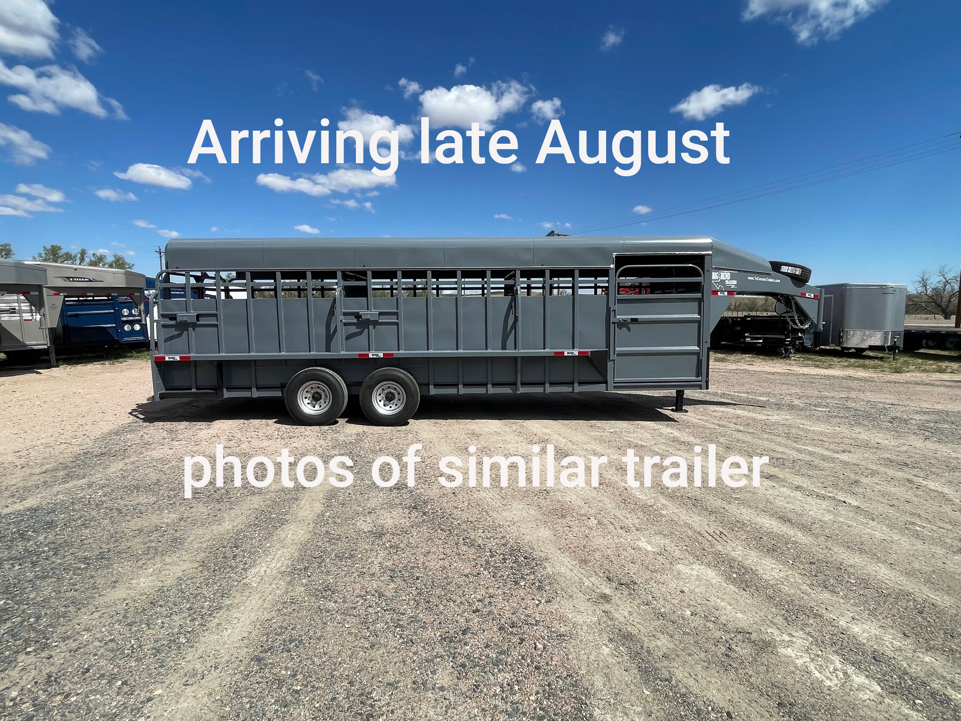 2026 Big Bend 7x24 Full Top Livestock Trailer