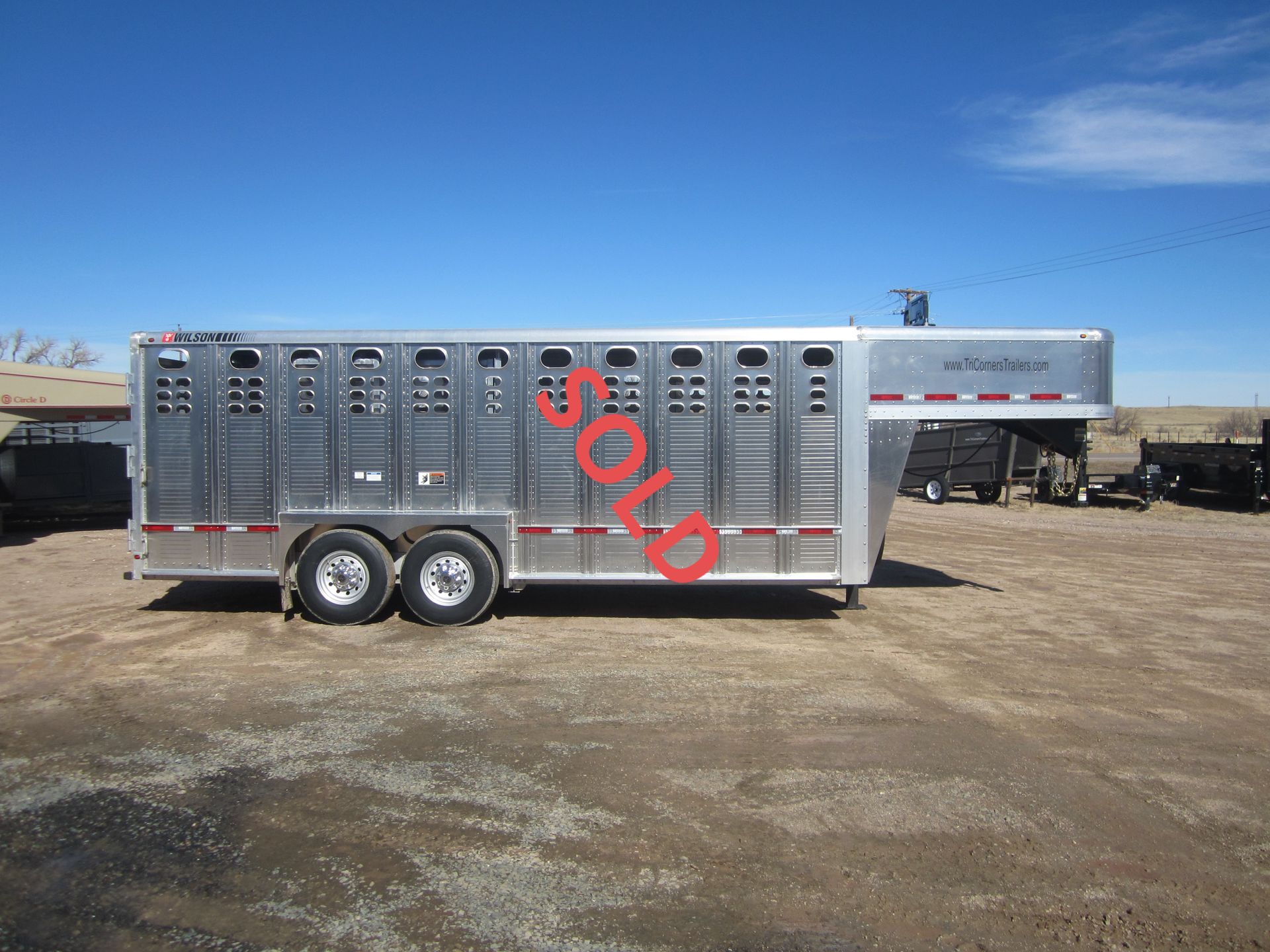 2025 Wilson 7x20 "Ranch Hand" Livestock Trailer