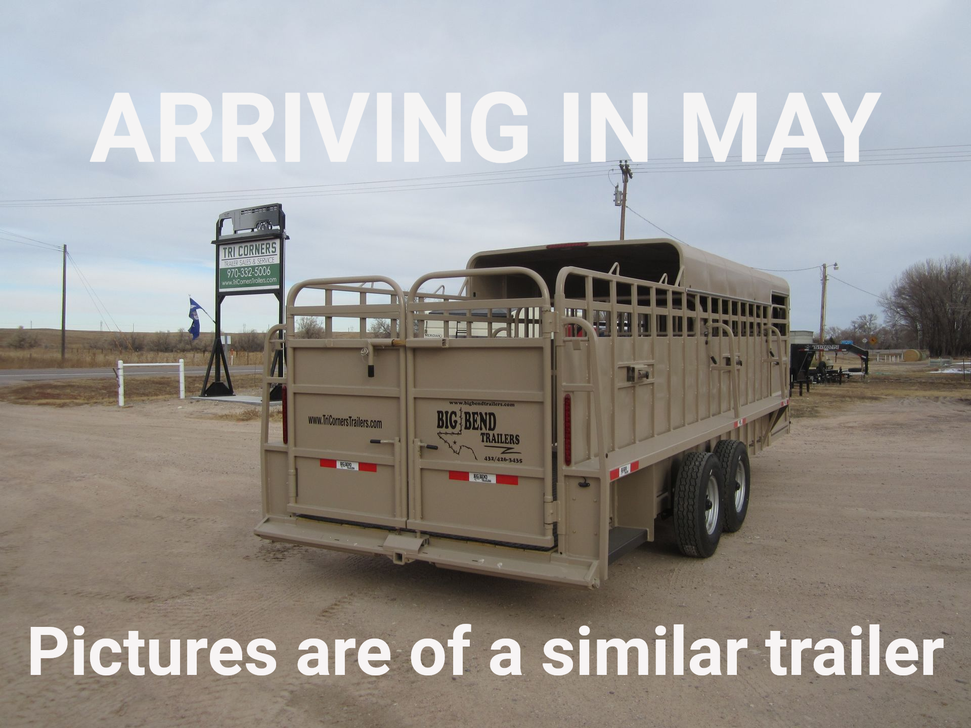 2026 Big Bend 24' Full Top Livestock Trailer
