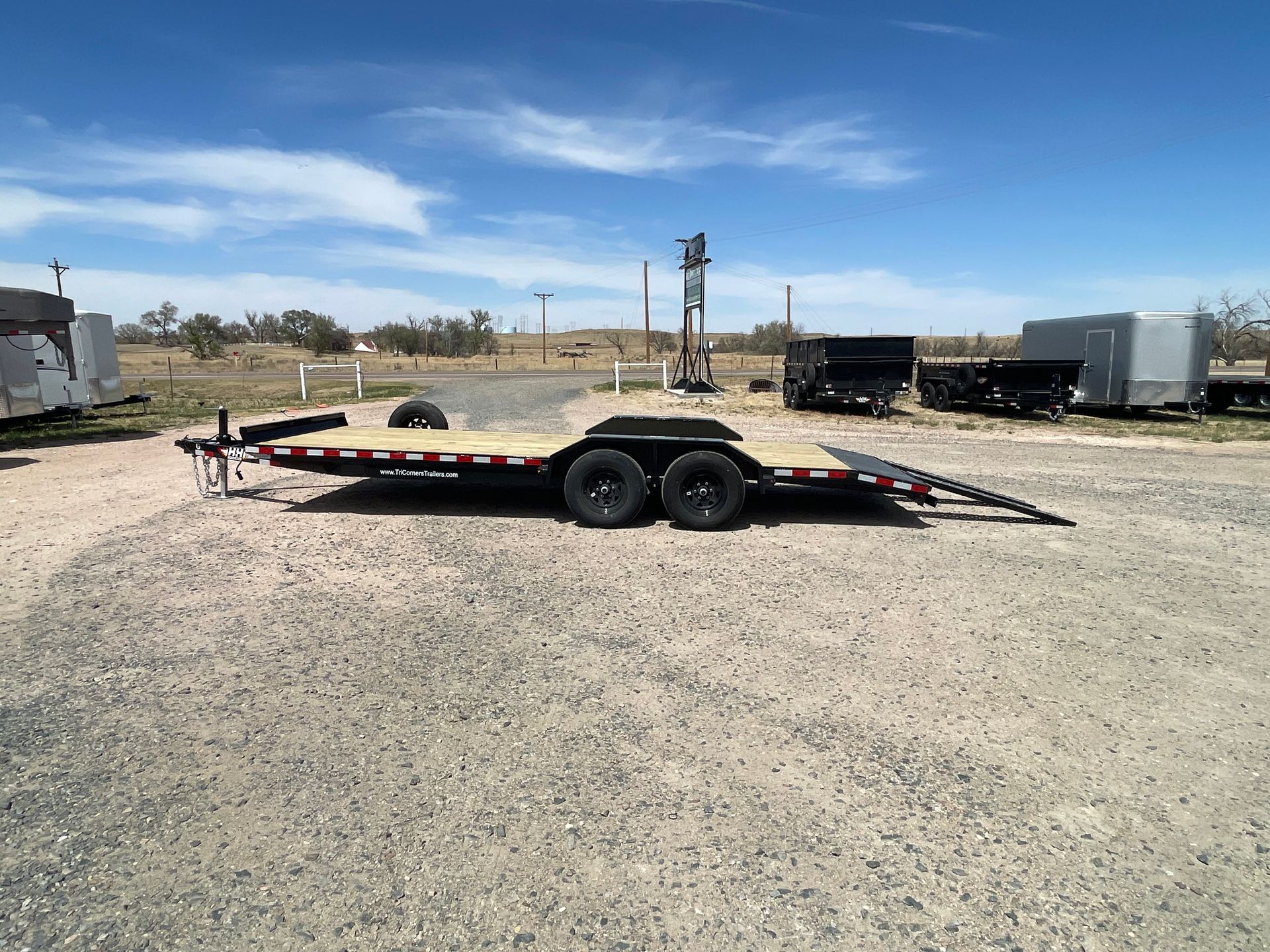 2026 H&H 20' (18+2) BH Flatbed Trailer