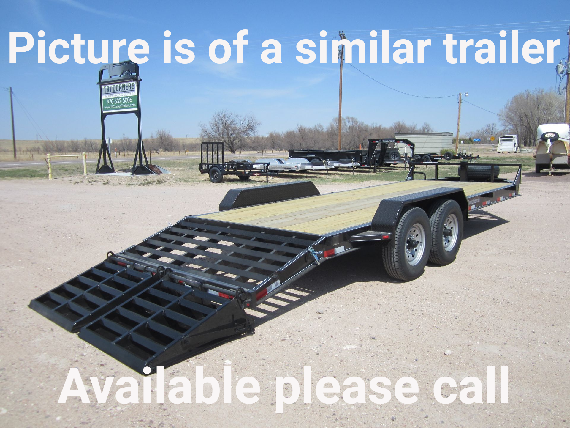 2026 Titan 8'6x26 (23' deck + 3' ramps) BH Flatbed Trailer