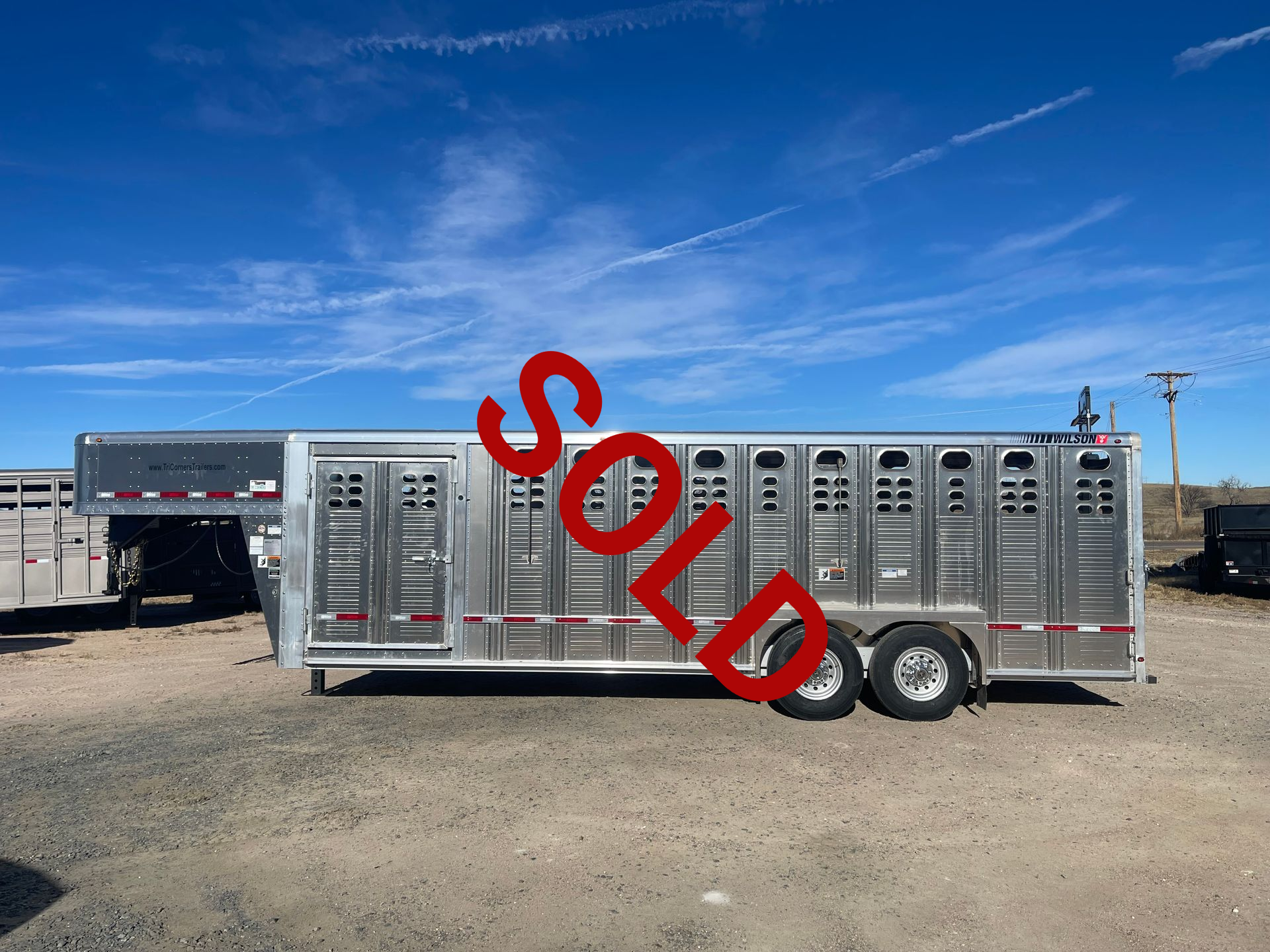 2026 Wilson 7x24 "Ranch Hand" Livestock Trailer