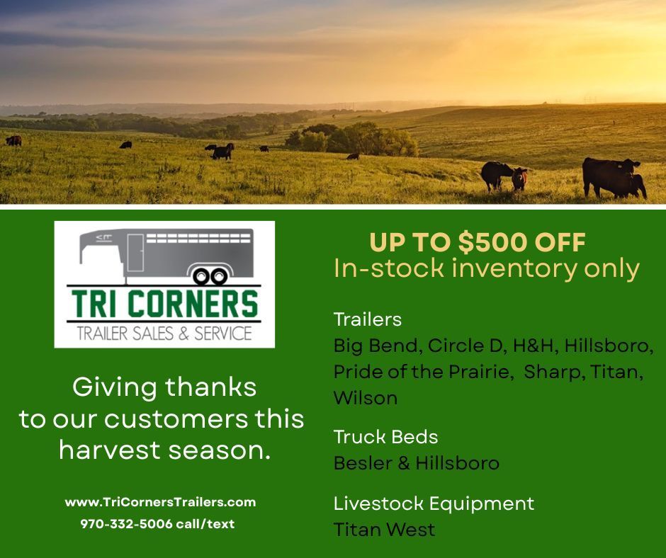 Giving thanks to our customers this harvest season.