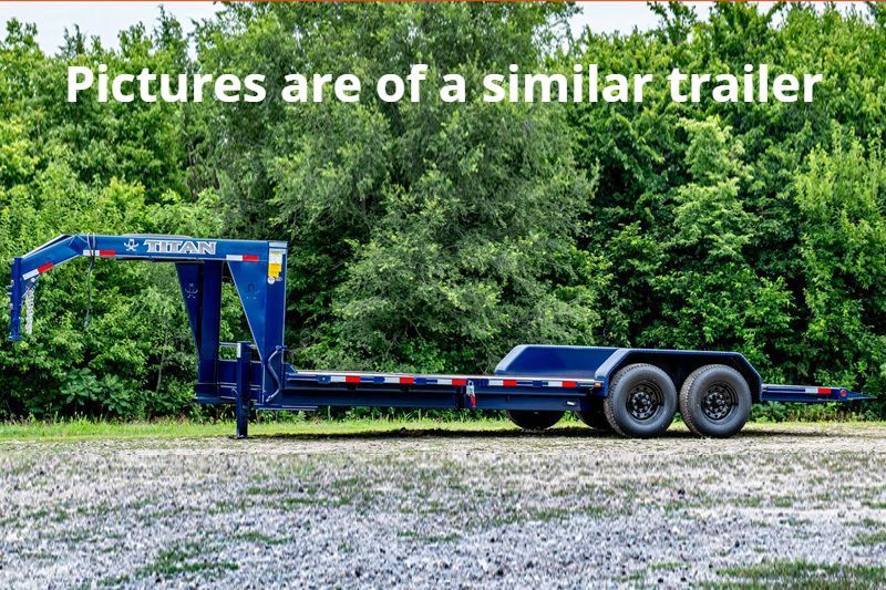 2025 Titan 8'6x22 (6+16) GN Tilt Trailer