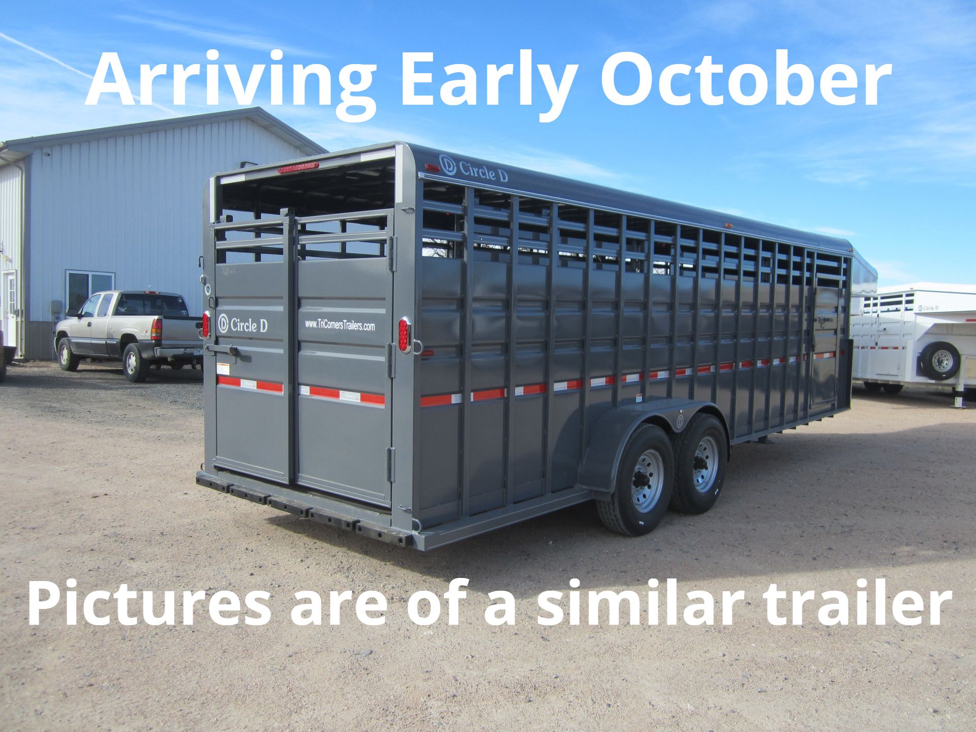 2025 Circle D 6'8x24 Livestock Trailer
