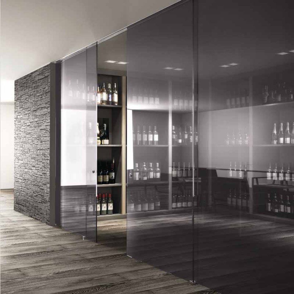 Porte da interno in vetro