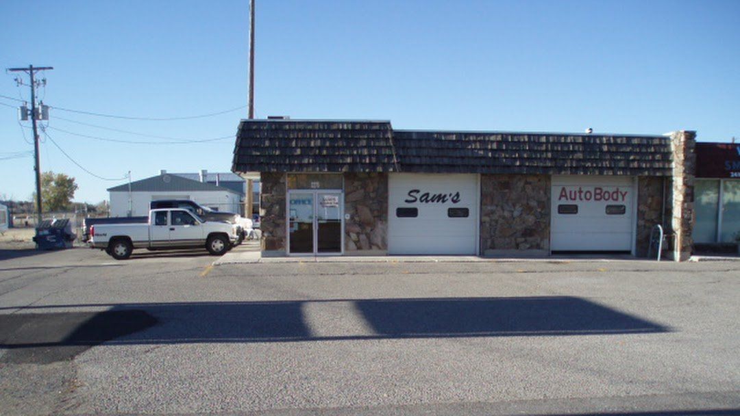 Sam's Auto Body Shop Parking Area — Idaho Falls, ID — Sam's Auto Body