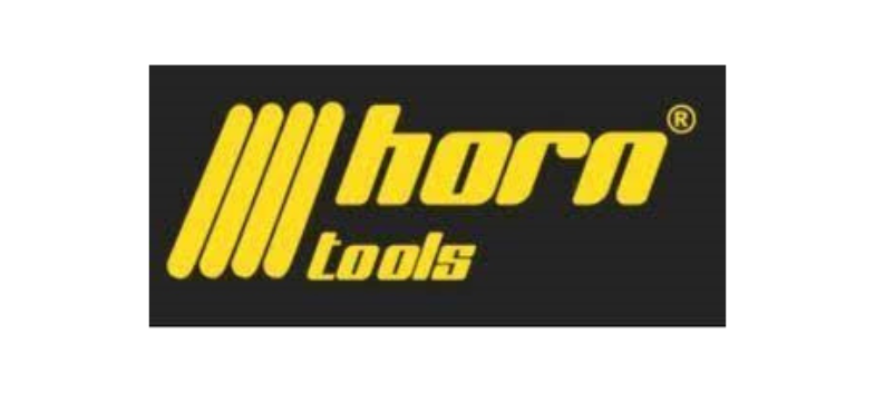 Ein schwarz-gelbes Logo für Hornwerkzeuge