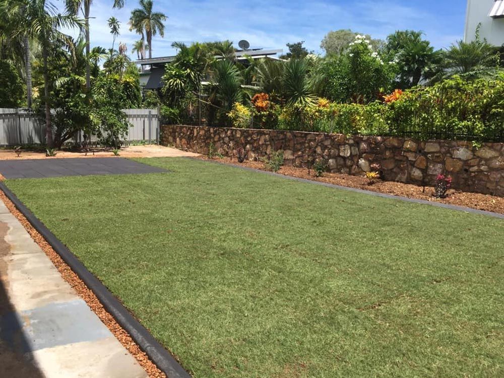 A Regularly Maintained Garden In Darwin