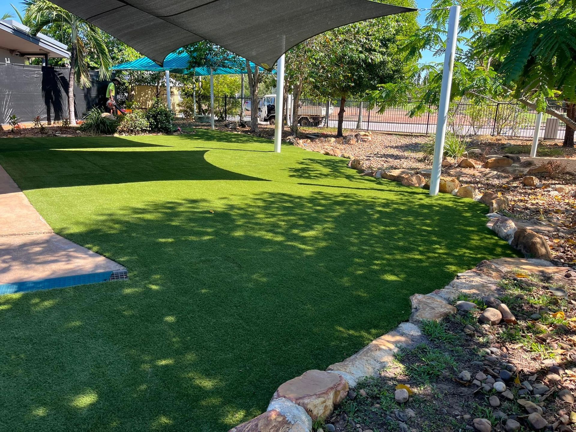 Landscape Scenery of a Garden