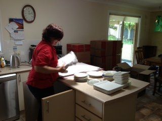 woman who arranges kitchen staff