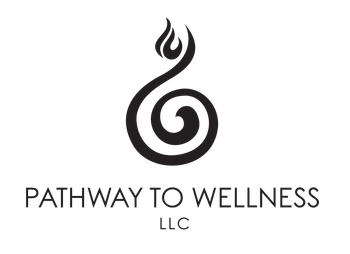 Pathway to Wellness LLC Pathway to Wellness LLC logo: black flame-like spiral symbol above the words “Pathway to Wellness” and “LLC.”