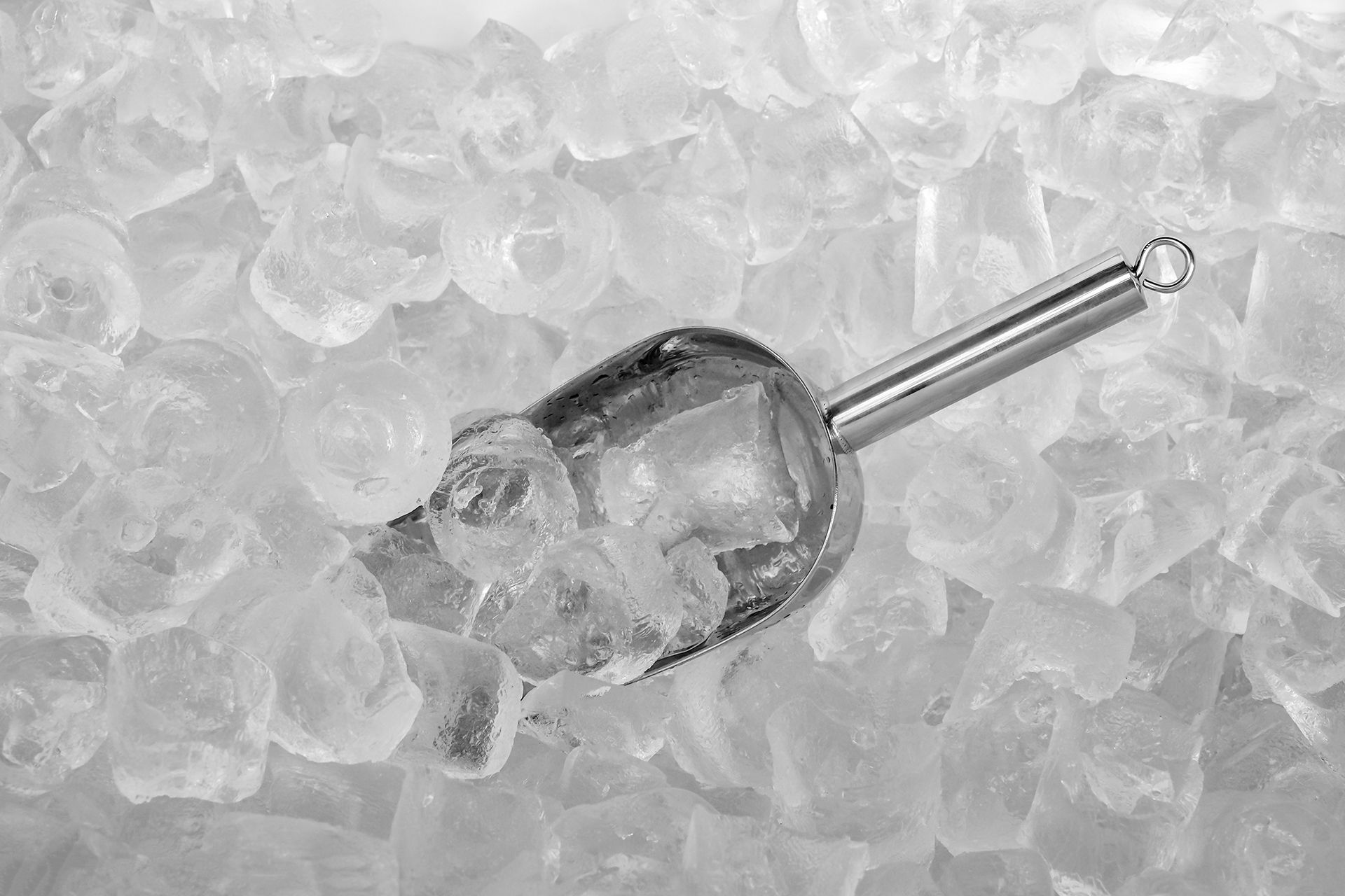 Scooping Ice Cubes