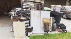 Junk Appliances Outside The House  — Livermore, CA — Great White Junk Removal Livermore