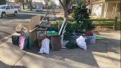 Junks Outside The House  — Livermore, CA — Great White Junk Removal Livermore
