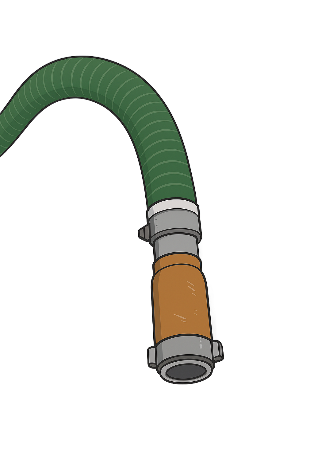 A gray pipe wrench on a white background.