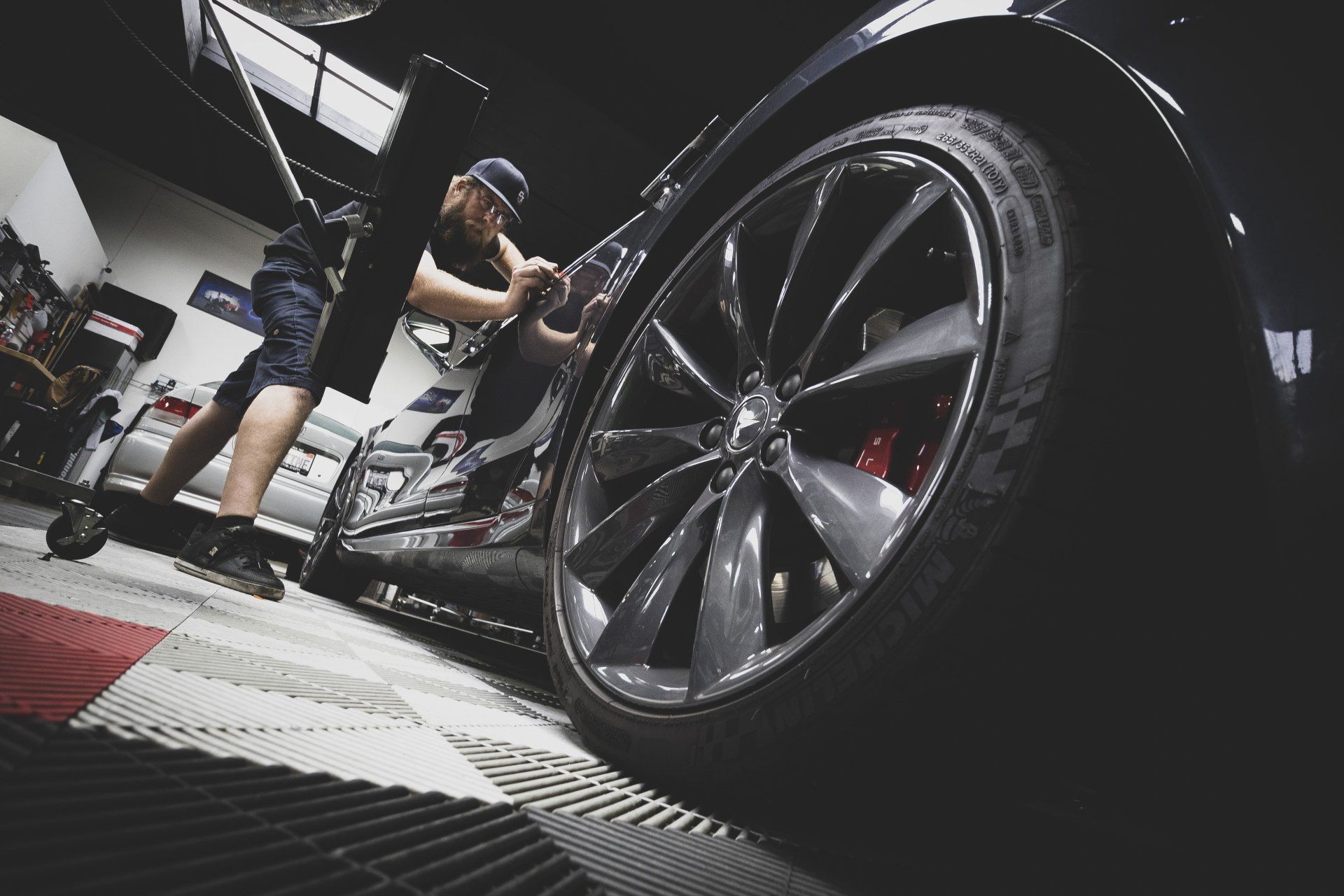 Tesla car dent removal Cranberry Township