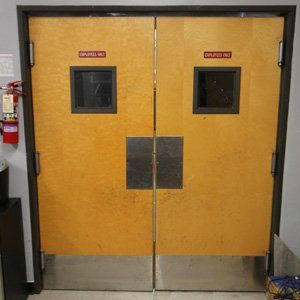 Wood Doors — School Gym Door in Gilbert, AZ