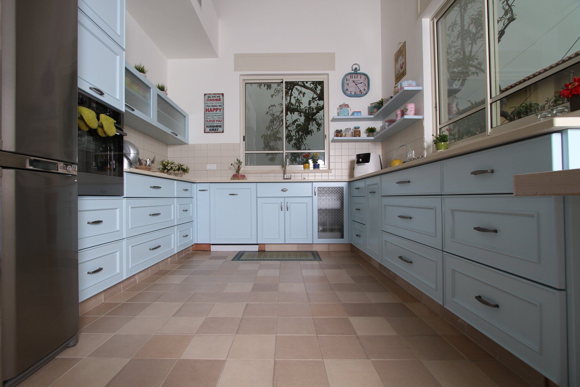 מטבח טורקיז