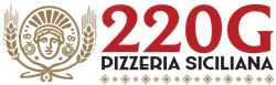 Logo Pizzeria 220 G pizzeria siciliana