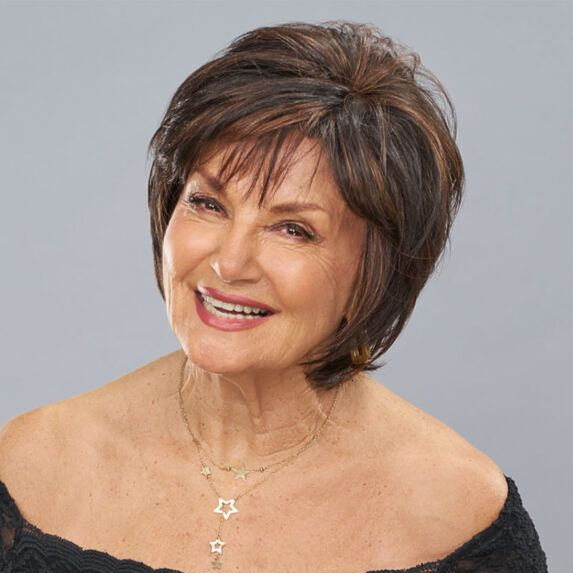 short brunette premium fibre wig