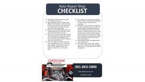 click to download auto repair checklist