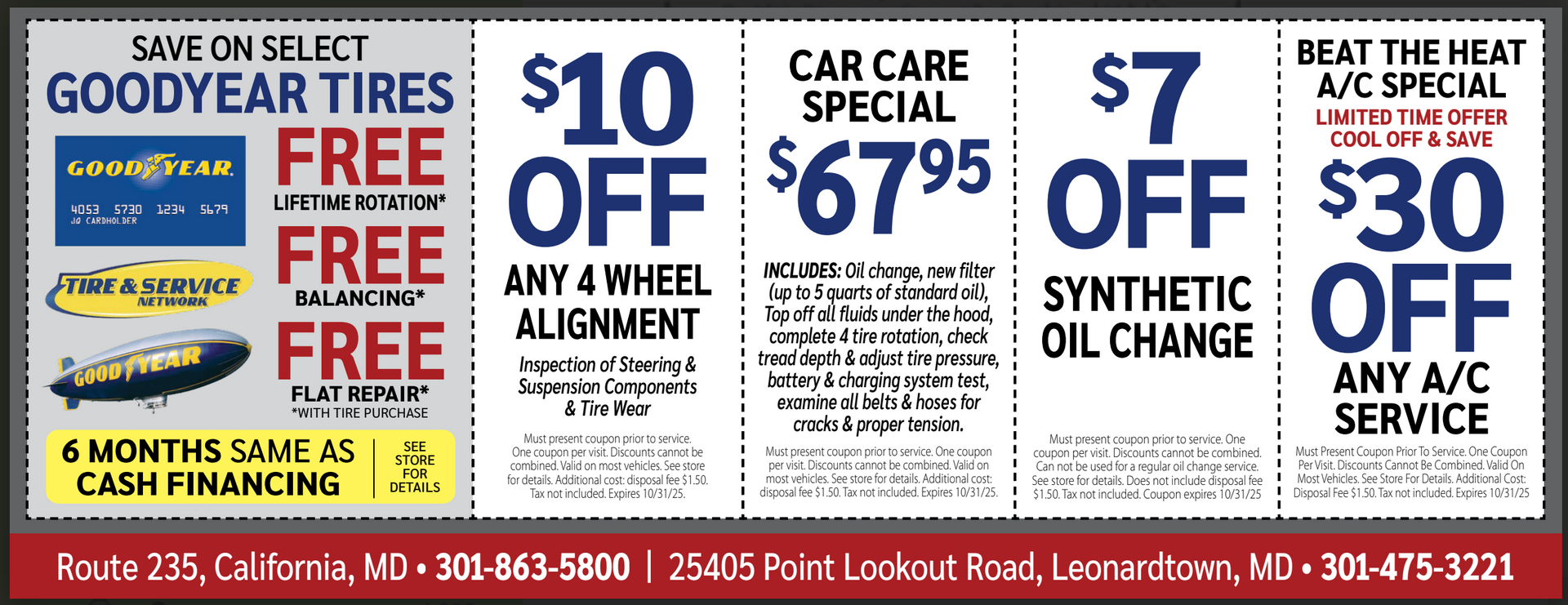 car repair coupons